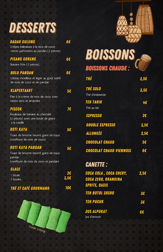 Asli Cuisine Indonésienne - Menu Image 3